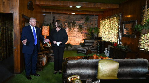 President Trump Attends Memphis Safe Task Force Roundtable In Tennessee