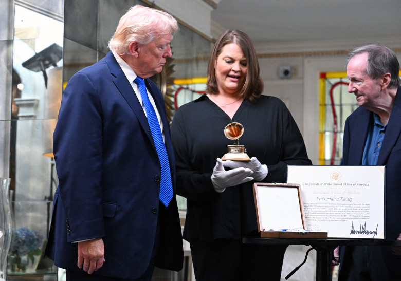 President Trump Attends Memphis Safe Task Force Roundtable In Tennessee