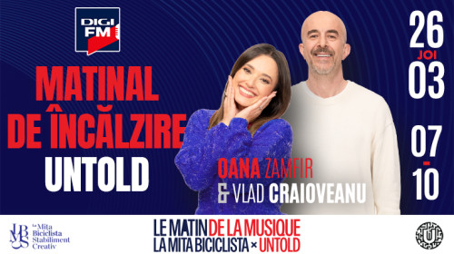 Matinal exclusiv de la Mița Biciclista x UNTOLD 2026