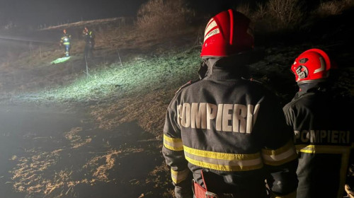 Alertă la granița României. O dronă s-a prăbușit lângă Tulcea/ Foto: ISU Tulcea