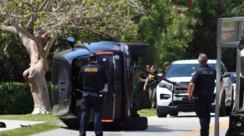 Tiger Woods, arestat după ce s-a răsturnat cu mașina în Florida/ Foto: X