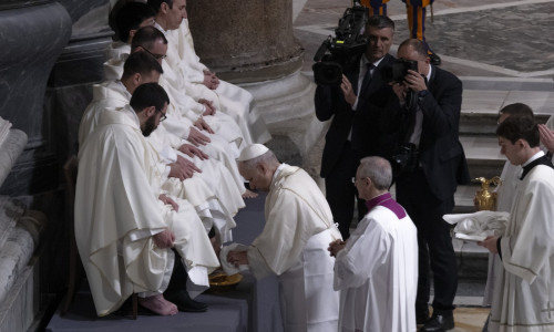 Pope Leo XIV Celebrates the Mass of the Lord's Supper on Holy Thursday