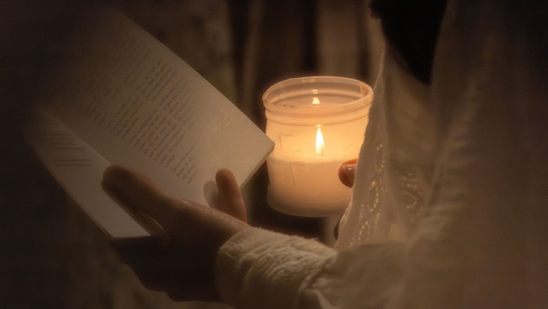 Easter Vigil Mass At Saint Peters Basilica.
