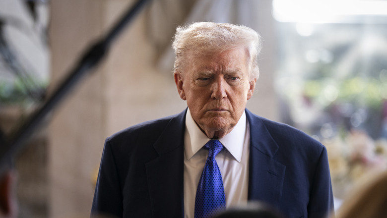 President Trump Attends Dan Scavino's Wedding At Mar-a-Lago