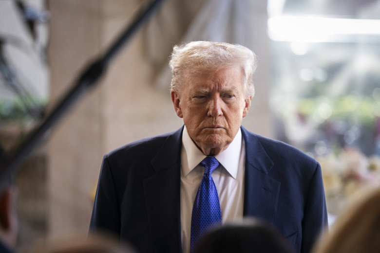 President Trump Attends Dan Scavino's Wedding At Mar-a-Lago