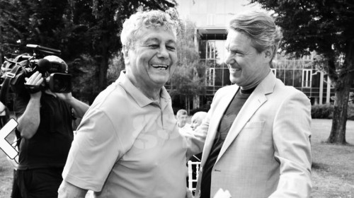 Florin Răducioiu și Mircea Lucescu/ Foto: Instagram