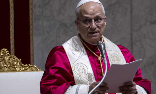 Pope Leo XIV Leads 'Prayer Vigil For Peace' At The Vatican