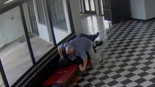 Momentul în care un director de liceu a oprit un posibil masacru/ Foto: X