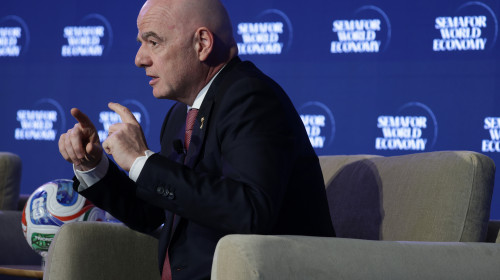 Business Leaders Speak At The Semafor World Economy Summit