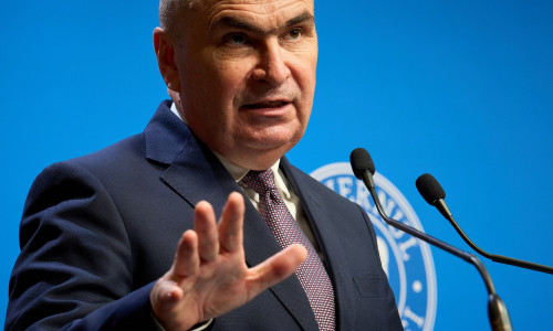 Romanian PM Bolojan Holds Press Conference on Energy Projects, Bucharest, Romania - 08 Apr 2026