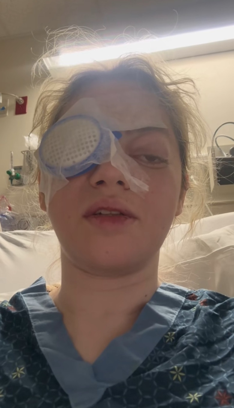‘Doctors said it was just allergies – but my bulging eyes turned out to be a rare disease that left me hospitalised almost 50 times’