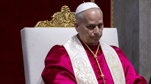 Pope Leo XIV Leads 'Prayer Vigil For Peace' At The Vatican