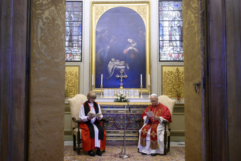 ITALY - REL - POPE LEO XIV RECEIVES HIS GRACE SARAH MULLALLY, ARCHBISHOP OF CANTERBURY IN A PRIVATE AUDIENCE