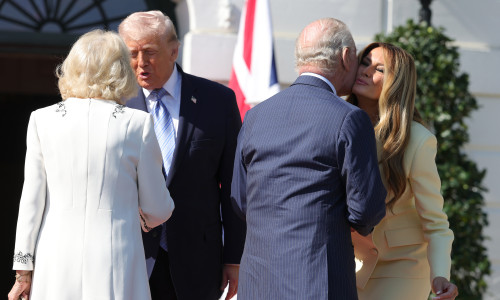 King Charles III And Queen Camilla Begin State Visit To The United States Of America