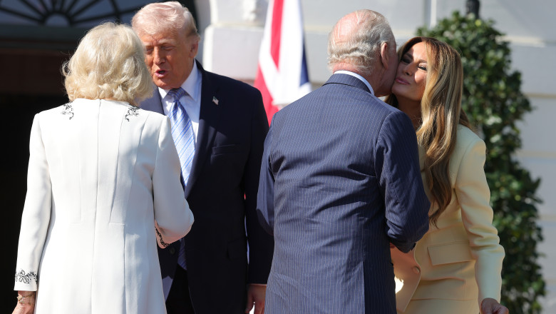 King Charles III And Queen Camilla Begin State Visit To The United States Of America