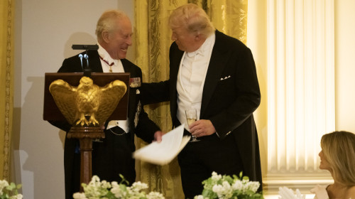 King Charles III And Queen Camilla State Visit To The US - Day 2