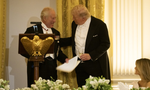King Charles III And Queen Camilla State Visit To The US - Day 2