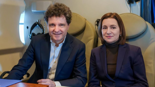 Nicuşor Dan, Maia Sandu. Foto: Instagram Nicușor Dan