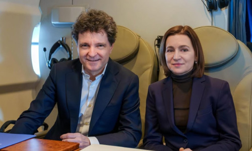 Nicuşor Dan, Maia Sandu. Foto: Instagram Nicușor Dan