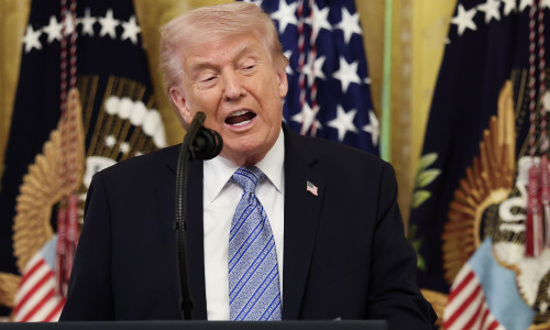 President Trump Participates In A Small Business Summit At The White House