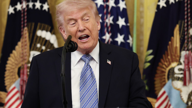 President Trump Participates In A Small Business Summit At The White House