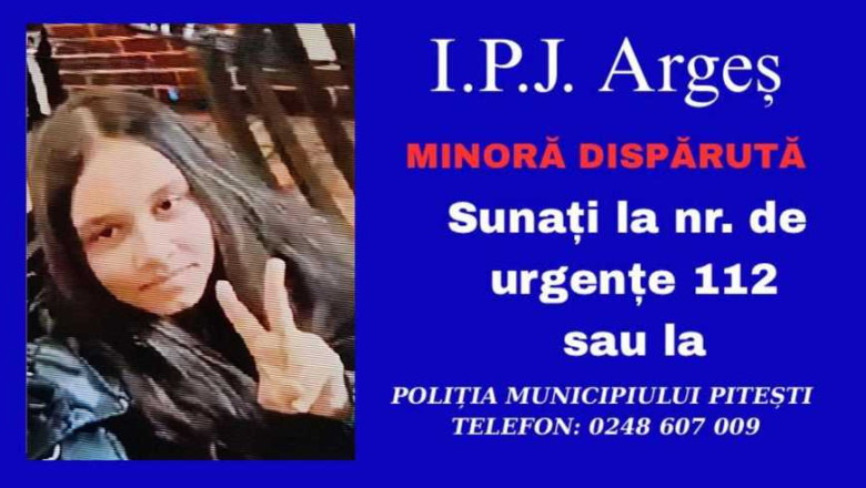 fata disparuta din pitesti