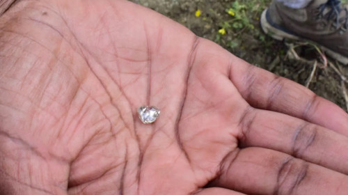 A pierdut tot ce avea mai drag, dar a găsit un diamant de 3 carate într-un parc/ Foto: Facebook Crater of Diamonds State Park