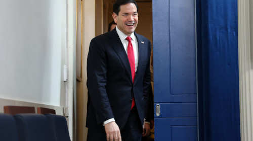 Secretary Of State Marco Rubio Holds A Press Conference In The White House Briefing Room