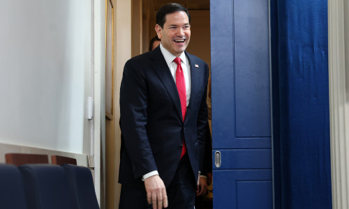 Secretary Of State Marco Rubio Holds A Press Conference In The White House Briefing Room