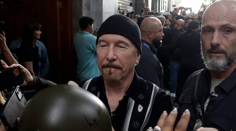 The Band U2 Records In Mexico., Mexico City - 13 May 2026