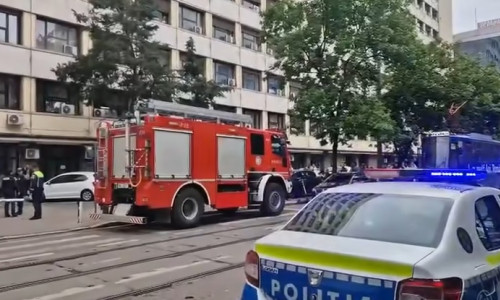 Un lift a căzut în gol la Palatul CFR