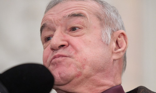 Gigi Becali About the AUR candidate, 2025 Romanian presidential elections, Bucharest, Romania - 11 Mar 2025