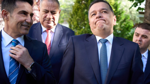 Romanian Political Crisis, President Dan Meets PSD Leaders, Bucharest, Romania - 18 May 2026