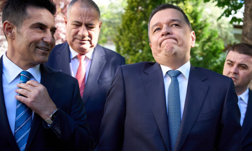 Romanian Political Crisis, President Dan Meets PSD Leaders, Bucharest, Romania - 18 May 2026