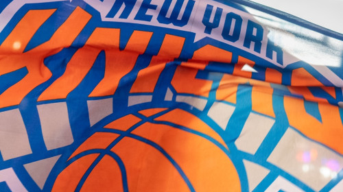 New York Knicks Fans Celebrate The Knicks Sweep Of The Cleveland Cavaliers In The Conference Finals