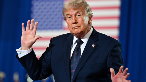 President Trump Campaigns With Congressman Mike Lawler In New York