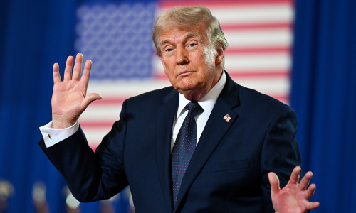 President Trump Campaigns With Congressman Mike Lawler In New York