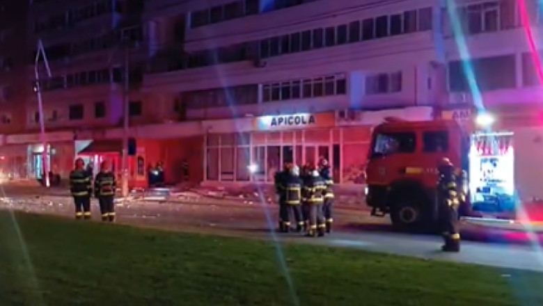 drona cazuta peste un bloc in galati
