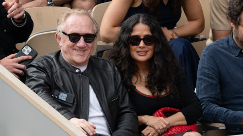 Celebs in the tribunes at Roland Garros 2026 - Paris LZ