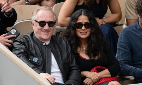 Celebs in the tribunes at Roland Garros 2026 - Paris LZ