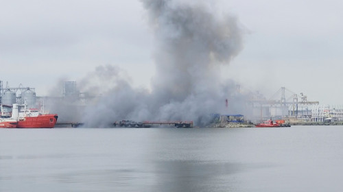 Dronă marină explodată în Portul Constanța