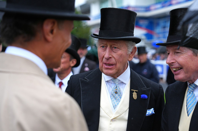 King Charles III And Queen Camilla Attend Derby Day At Epsom Downs Racecourse