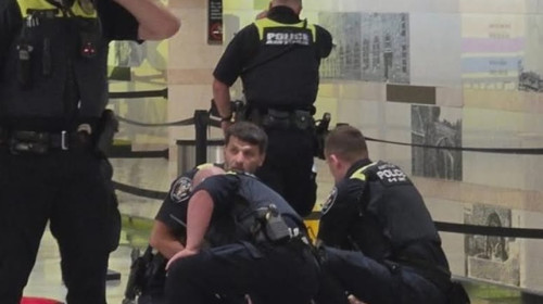 Atac cu cuțitul în Penn Station din New York/ Foto: X