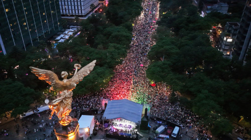 Sărbătoare în Ciudad de Mexico, după ce Mexic a învins Africa de Sud în primul meci de la CM 2026 / Foto: Profimedia