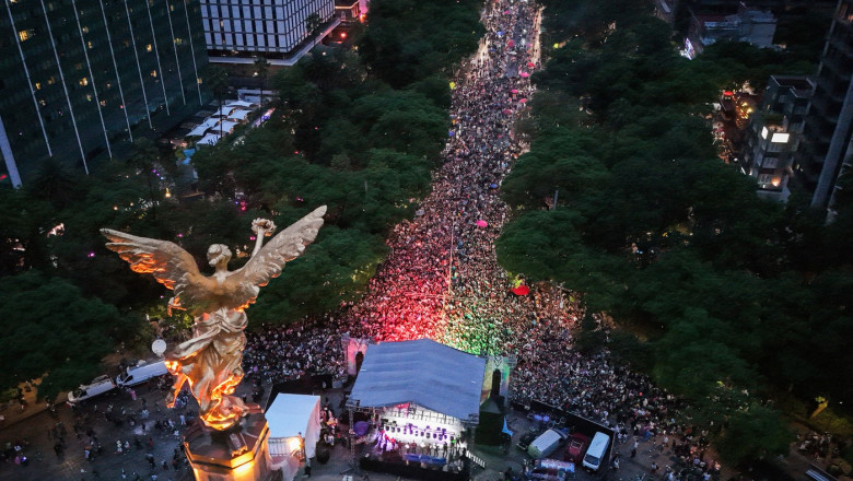 Sărbătoare în Ciudad de Mexico, după ce Mexic a învins Africa de Sud în primul meci de la CM 2026 / Foto: Profimedia