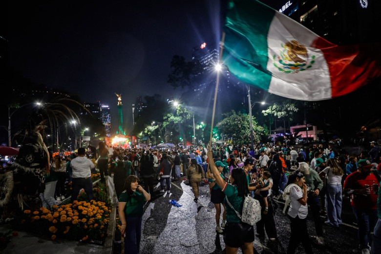 Sărbătoare în Ciudad de Mexico, după ce Mexic a învins Africa de Sud în primul meci de la CM 2026 / Foto: Profimedia