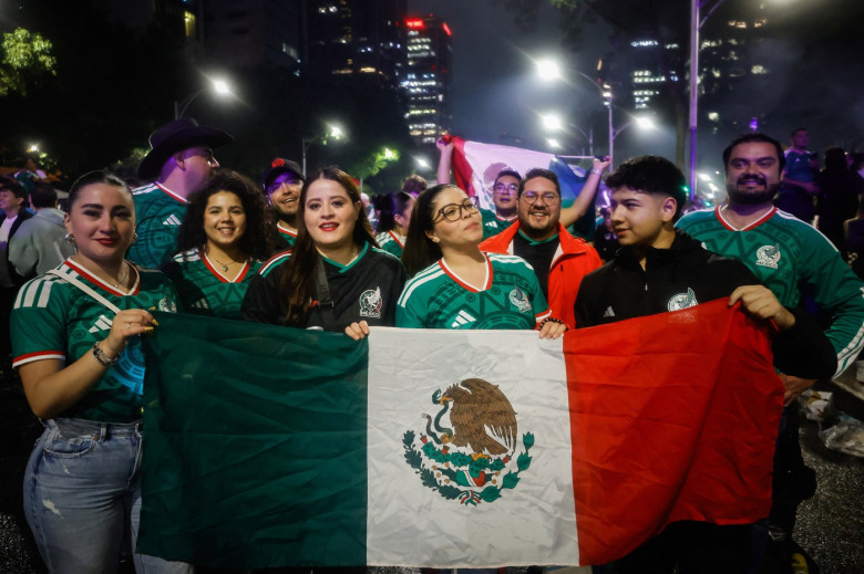 Sărbătoare în Ciudad de Mexico, după ce Mexic a învins Africa de Sud în primul meci de la CM 2026 / Foto: Profimedia