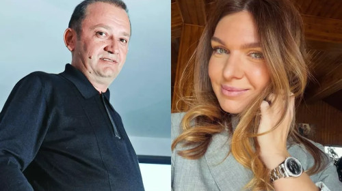 Simona Halep și Dorin Mateiu/ Foto: Facebook