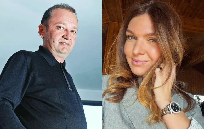 Simona Halep și Dorin Mateiu/ Foto: Facebook