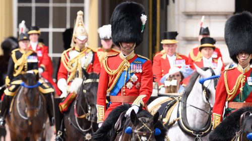 London, UTrooping the Colour 2026/ ProfimediaK. June 13th, 2026. Prince William, The Prince of Wales taking part in Trooping The Colour, The KingÕs Birthday Parade. Credit: Doug Peters/EMPICS/Alamy Live News